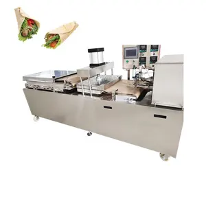 Fully Automatic Tortilla Chapati Making Machine 40cm Arabic Pita Bread Roti Maker Bread Naan Production Line
