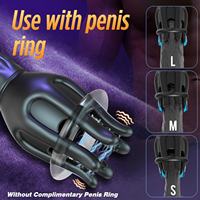 Multifunktionaler Herren-Masturbator mit Rutschfestem Griff, 3 Stärkestufen, 7 Vibrationsmodi, Realistische Berührung, Wasserdicht IPX7