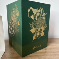 Coffret cadeau tiroir à thé chinois personnalisé avec compartiments de rangement multicouches Boîte d'emballage en papier de luxe Tisane Thé bien-être