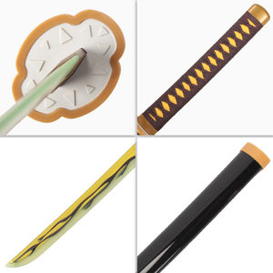 Alta calidad 104cm Demon Slayer Anime Swords <span class=keywords><strong>Kaigaku</strong></span> juguetes recargable Led luminoso espada accesorios para Kidults juegos de rol - Product Image 3