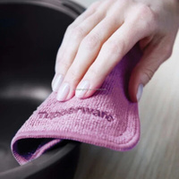 Tupperware torchon en microfibre carré réutilisable pour cuisine jardin utiliser chiffon de nettoyage polyvalent Friction enlever la saleté vernis