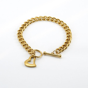 Vente en gros bon marché Chaîne Miami cubaine en or Mini Tiny Heart <span class=keywords><strong>Collier</strong></span> à chaîne cubaine en acier inoxydable <span class=keywords><strong>pour</strong></span> femme et petite amie - Product Image 5
