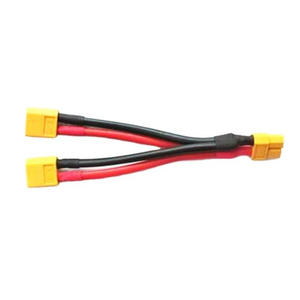 12 AWG un connecteur femelle à deux connecteurs mâles <span class=keywords><strong>XT60</strong></span> faisceau de câbles en Y permettant la connexion de deux batteries LiPo pour accessoires de jouets - Product Image 6