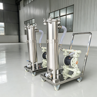 Filtre à cartouche en acier inoxydable, filtre à liquide industriel pour éliminer les impuretés dans les revêtements et les pâtes colorées