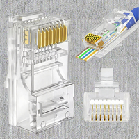 Connecteurs RJ45 8P8C YL-525 de la meilleure marque, en alliage de cuivre, 1/2 EXW, pour panneau, coupleur Ethernet Cat6 femelle P-8-8