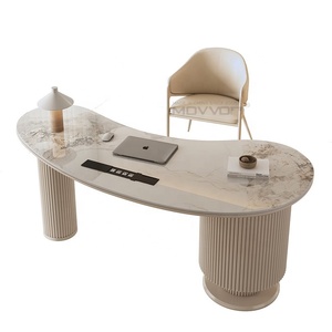 Bureau d'anomalie moderne de luxe léger de vent de crème française - Product Image 5