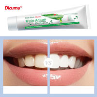 Grossiste Fabricant Personnalisé Dentifrice Herbal Menthe Blancheur Anti-Carie Sans Fluorure à l'Aloe Vera pour Usage Domestique