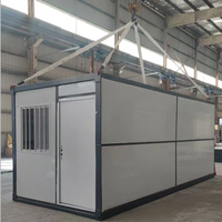Bâtiment modulaire préfabriqué pliable ZHONGHAO, bureau/dortoir mobile temporaire, hôtels en plein air, fabriqué en panneaux sandwich