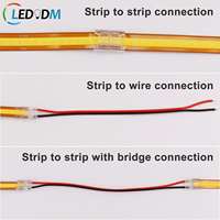 Strip COB LED kepadatan tinggi 12V 24V dapat diredupkan memotong di mana saja CRI 90 + untuk dekorasi rumah kontrol pintar ODM & OEM langsung dari pabrik