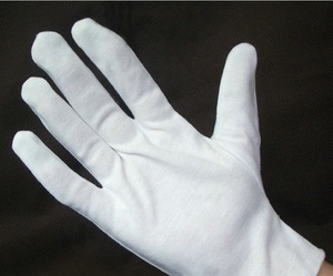 Beschermende veiligheidshandschoenen Katoen gebreid Wit Antislip Anti-impact voor schermmonteurs <span class=keywords><strong>ESD</strong></span>-handschoenen voor werkzaamheden - Product Image 5