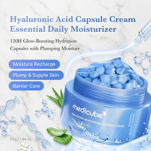 Crema Facial Diaria Medicube con Cápsulas de Ácido Hialurónico para una Hidratación Profunda - Product Image 4