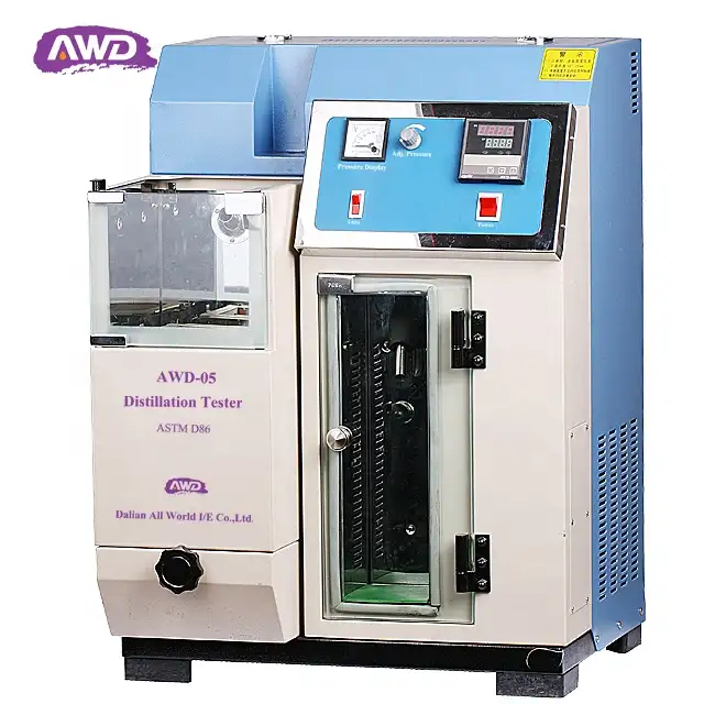 AWD-05 Laboratorium Vacuüm Destillatieapparatuur Astm D86 Aardolie Destillatie Test Apparatuur Distillatie Tester