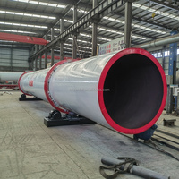 Secador Rotatorio de Tambor Único para Mineral de Hierro, Caliza, Aserrín, Sistema de Secado de Lodos, Equipo con Componente de Motor Principal Incluido