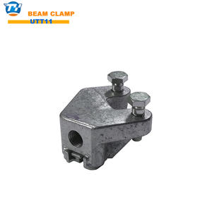 UTT11 FM UL Beam adattatore realizzato in ferro duttile per la sospensione della linea di tubo con asta filettata utilizzata nel sistema di spolverata e MEP - Product Image 3