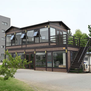 可拆卸折叠生态屋钢夹芯板中国制造预制别墅适用于商场和酒店使用2025年新款 - Product Image 5