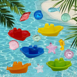 Jouets de bain pour enfants Baby Water Play Toy Boats et petits navires en plastique Différentes couleurs pour 5 à 7 ans - Product Image 5