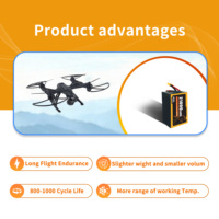25200mAh 3.8V 6S 22.8V 100C Yüksek Güçlü Drone Pili, Büyük FPV Drone'lar ve İHA'lar için Doğrudan Üretici Tedariki