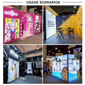 Gian hàng trưng bày thương mại mô-đun làm đẹp cao cấp với đèn LED, thân thiện với môi trường, lắp ráp nhanh, kích thước tùy chỉnh, trực tiếp từ nhà máy - Product Image 4