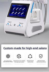 Dispositivo de Radiofrecuencia para Hidrodermoabrasión, Dispositivo de Rejuvenecimiento Facial, Reducción de Puntos Negros, Tensado de la Piel, Máquina Portátil 8 en 1 - Product Image 3