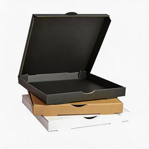 Cajas de Pizza Negras Impresas con Logotipo Personalizado Tropical Breeze, Caja para Llevar de Papel Corrugado <span class=keywords><strong>Sabor</strong></span> Puerto Rico - Product Image 3
