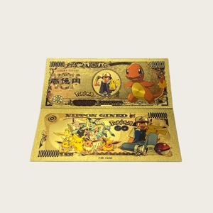 Nuevo Billete de Anime PIka 2026 Chapado en Oro de 24K para Colección - Product Image 5