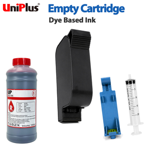 Cartouche vide d'encre à base de colorants Uniplus pour le remplissage de petites quantités, compatible avec la coque de cartouche d'encre HP45 - Product Image 1