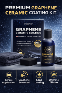 เคลือบเซรามิกกราฟีนสำหรับรถยนต์ หนา 60 ไมครอน ปกป้อง 10 ปี ทนทาน 20H 70 มล. ลูกกลิ้งน้ำกระเด็นได้ดีเยี่ยม ผิวเงางาม ใช้งานง่าย DIY - Product Image 4