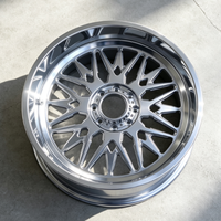 Rines de Aleación de Aluminio Forjado de Lujo de 20, 22, 24 y 26 Pulgadas, 5x112, 5x130, 5x120, 8x180, para Autos, Plateados Pulidos, para Autos de Pasajeros