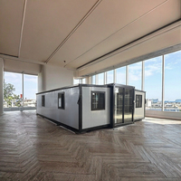 Maison modulaire préfabriquée de 20 à 40 pieds Maison en conteneur extensible de 20 à 40 pieds Plans de 3 chambres à coucher pour supermarché Immeuble de bureaux Cuisine