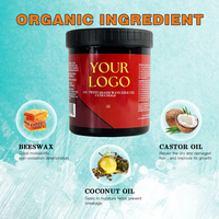 Gel Non Gras pour Locs et Twists, Fixation Forte, Cire de Contrôle des Bords, Gel Coiffant Pailleté pour Tresses et Vanilles