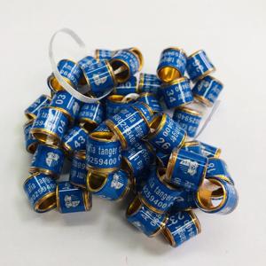 定制鸽子产品2025高品质台湾dv铝塑彩色赛鸽圈鸽子配件 - Product Image 1