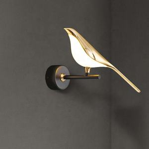 LED Magpie Wall <strong>Lamp</strong> Aluminum Bird <strong>Lamp</strong> Shade Led Indoor Decoration Wall Lighting Bedroom Bedside Wireless Wall <strong>Lamp</strong> - Product Image 2