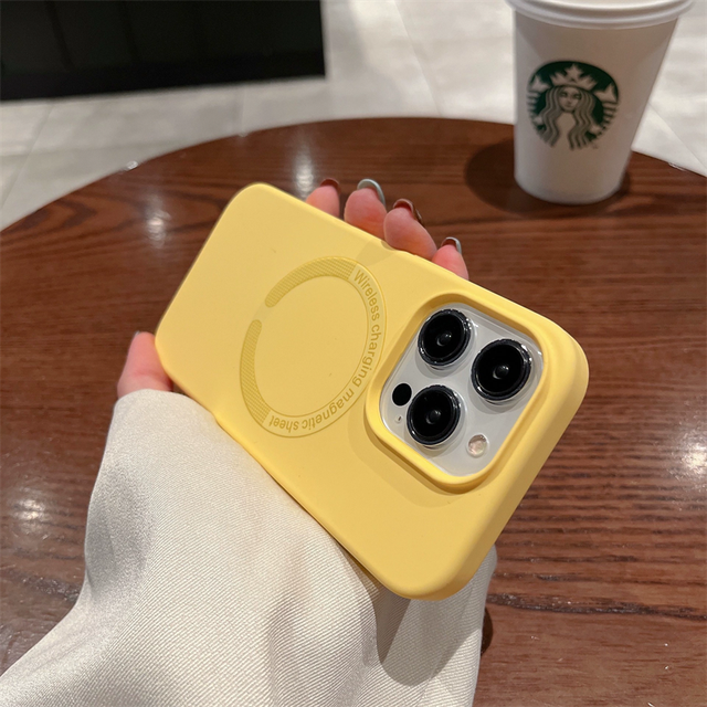 New Design Silicone Phone Case for iPhone 16 Pro Max 15 14 13 for Samsung Galaxy S25 Ultra S24 FE Magnetic Mobile Cover