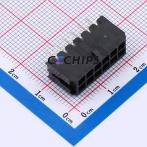 W300121KC-12PB2123 Wire-to-Board Pin Header Through hole Component THT,P=3mm Connector 2x6P 3mm Through Hole Micro-Fit MX 3.0 - Product Image 1