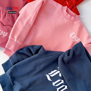 Felpe con cappuccio personalizzate da <span class=keywords><strong>donna</strong></span>, pullover in pile con spalle scese, tinta unita, vestibilità ampia, maglione oversize da <span class=keywords><strong>donna</strong></span>, felpa con collo alto da <span class=keywords><strong>donna</strong></span> - Product Image 5