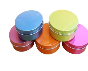 Manufacture Aluminum Can Custom Multiple Colors And Sizes Type 2oz Round Pill Can Candy Mint Metal Jar Spice Candy Cream Tin Box Empty Cans