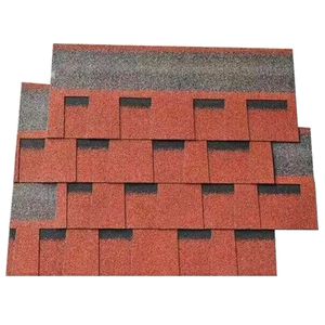 Materiales Decorativos Impermeables para Techos Inclinados, con Aislamiento Térmico, Tejas de Asfalto de Color, Impermeabilización de Techos - Product Image 1