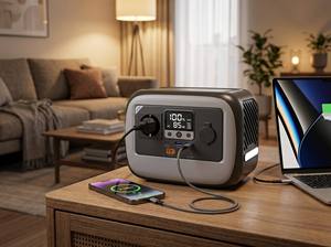 Centrale Électrique Portable C300 300W 256Wh, Générateur Solaire MPPT à Onde Sinusoïdale Pure pour Camping en Extérieur et Sauvegarde Domestique - Product Image 2