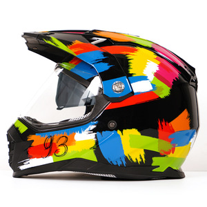 ECE Full Face Dual Lenses <strong>Helmet</strong> Dirt Bike Off Road ATV Motocross Lightweight <strong>Helmet</strong> DOT Approved Motorcycle <strong>Helmets</strong> - Product Image 3
