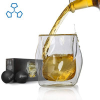 Carafe à vin en verre borosilicate transparent, soufflée à la main, design spécial, personnalisée, créative, en forme de globe