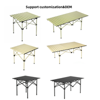 Premium-Qualität Klappbarer Campingtisch mit Tragetasche für Outdoor-Picknick Strand BBQ und Tailgate-Reisen 75KG Tragkraft