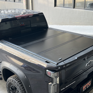 Cubierta dura de cuatro pliegues Tonneau, cubierta de cama plegable dura de cuatro aluminio para Ford /GMC/ BYD/Toyota/KIA/Dodge/Mazda/<span class=keywords><strong>Ssangyong</strong></span>/Mercedes-Benz - Product Image 2