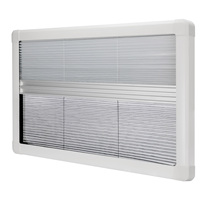 Fenêtre coulissante pour camping-car avec isolation thermique, double couche d'acrylique creux