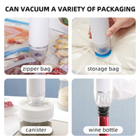 Machine de scellage sous vide automatique Portable, Extraction d'eau et gonflable pour le ménage