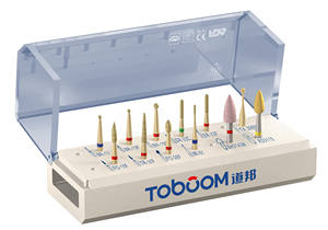 Set di lucidatrici dentali in Silicone Kit di lucidatura in resina e gomma per protesi acrilica prodotto da laboratorio HP0308D laboratorio dentale HP Kit di macinazione - Product Image 2