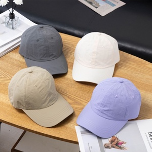 Factory Custom Nylon Quick-dry Baseball <b>Cap</b> Thin and Breathable Hat for Women Summer Sunshade Hat Outdoor Casual Sports <b>Cap</b> - Product Image 3