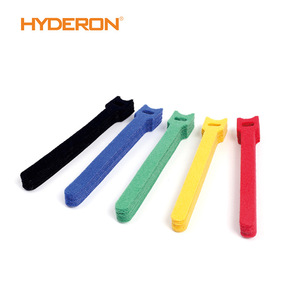 Bridas autoadhesivas Hyderon con gancho y bucle, con respaldo de nailon para paquetes de cables eléctricos - Product Image 3