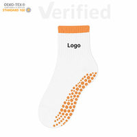 Chaussettes de Pilates unisexes personnalisées avec logo, respirantes et confortables, antidérapantes, pour le yoga et les exercices printaniers