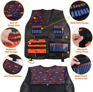 Kit de Chaleco Táctico para Niños para Entrenamiento al Aire Libre, Venta al por Mayor para Pistolas Nerf, Serie Elite - Product Image 3