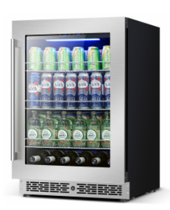 354 Chất Lượng Cao Dày Cửa Kính 145L Năng Lượng Hiệu Quả Thông Minh Nhiệt Độ Không đổi Rượu Đồ Uống Mát Tủ Lạnh - Product Image 6